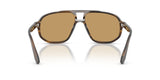 Emporio Armani Pilot Sunglasses In Brown