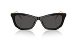 Swarovski Womens Sunglasses In Black/Gold/Dark Grey