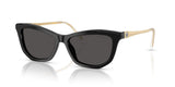 Swarovski Womens Sunglasses In Black/Gold/Dark Grey