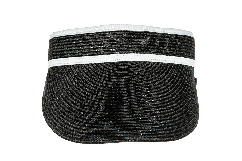 Chapman Womens Peak Hat In Black & White