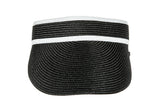 Chapman Womens Peak Hat In Black & White