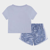 Nike Girls Essential Tempo 2 Piece Set In Indigo