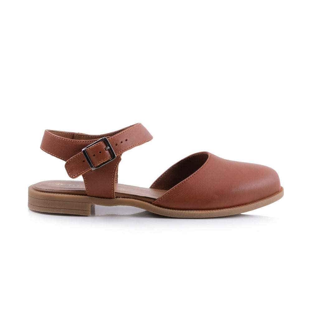 Froggie 12344.129 Ladies Lea Cow Calf Shoes Chestnut