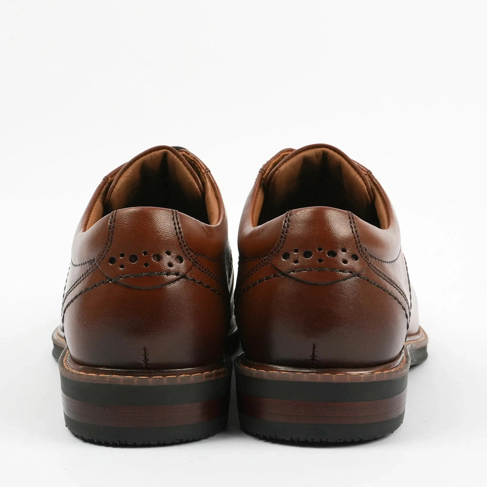 Nunn Bush By Florsheim Mens Calderone Cap Shoes In Cognac