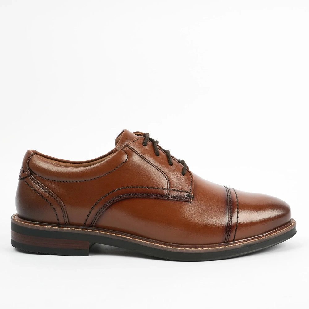 Nunn Bush By Florsheim Mens Calderone Cap Shoes In Cognac