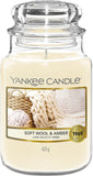 Yankee Candle Jar Large Soft Wool & Amber
