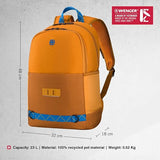 Wenger Next 22 Tyon Laptop Backpack In Ginger