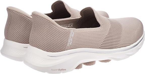 Skechers Womens Go Walk 7 Shoes In Taupe