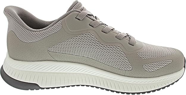 Skechers Mens Bob Squad 4 Shoes In Dark Taupe