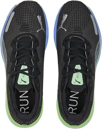Puma Mens Velocity Nitro 2 Fade Sneakers In Black Multi