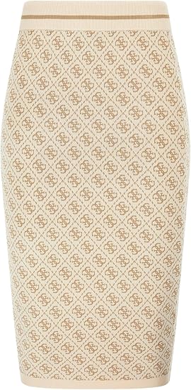 Guess Womens Knit Skirt In Neutral