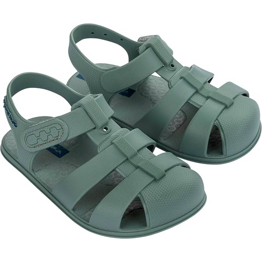 Ipanema Unisex Barefoot Baby Sandals In Green Blue