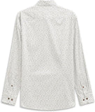Bugatti Mens Casual Long Sleeve Shirt In White