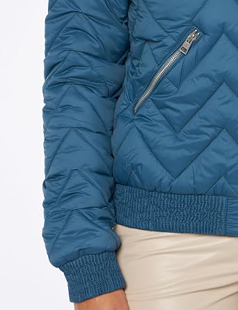 Replay Womens Puffer Jacket In Midnight Blue