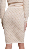 Guess Womens Knit Skirt In Neutral