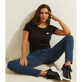 Guess Womens Cuesta Power Skinny Low Rise Jeans In Medium Wash