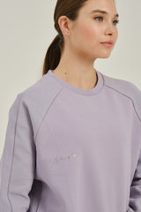 Anta Womens Sweatshirt In Purple