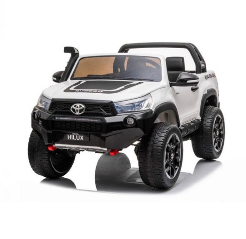 Electric Ride On Toyota Hilux Play Car In White