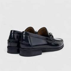 Florsheim Mens Berkley Flex Bit Leather Shoes In Black