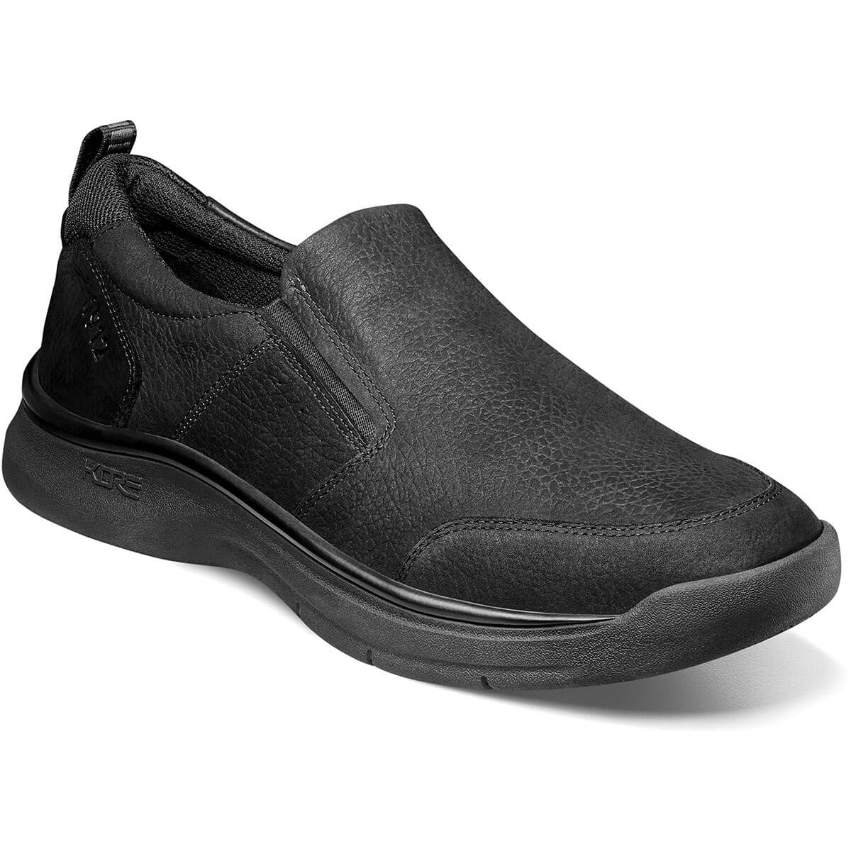 Nunn Bush 85032 Mens Mac Black Nubuck Shoes