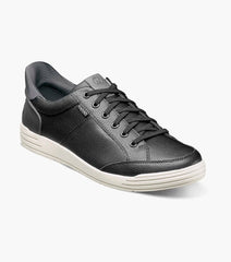 Nunn Bush Mens Black Kore Ez Slip Lace Up Shoes