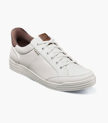 Nunn Bush Mens Kore Ex Slip On Lace Up Shoes In White
