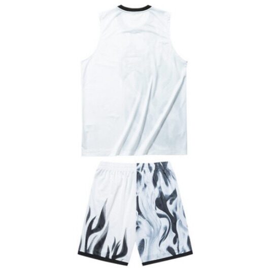 Anta Boys 2 Piece Game Suit In White & Green
