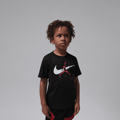 Jordan Young Boys Jumpman Swoosh Intersection T-shirt In Black