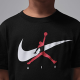 Jordan Young Boys Jumpman Swoosh Intersection T-shirt In Black