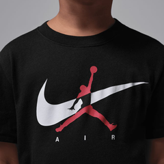 Jordan Young Boys Jumpman Swoosh Intersection T-shirt In Black
