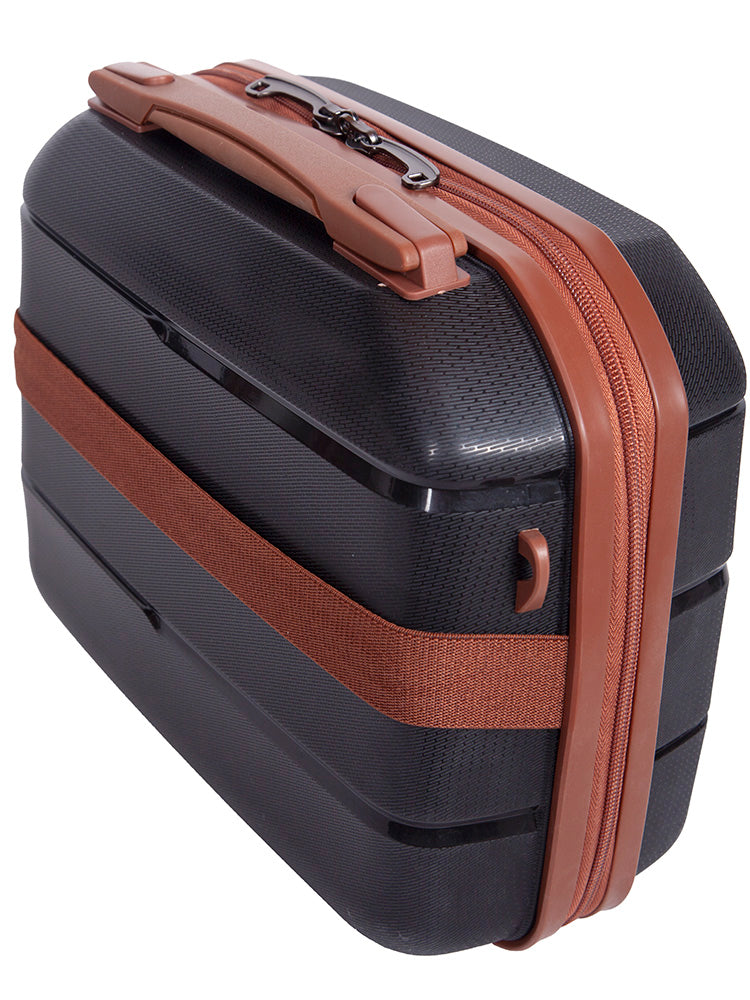 Cellini Spinn Beauty Case Black/Tan