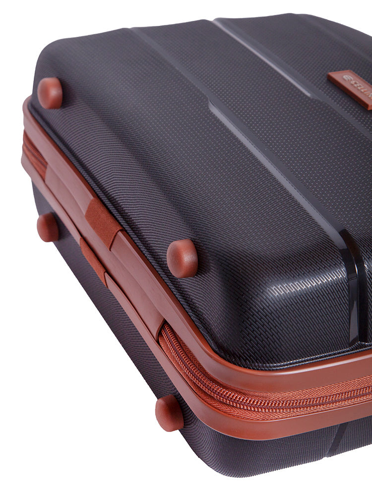 Cellini Spinn Beauty Case Black/Tan