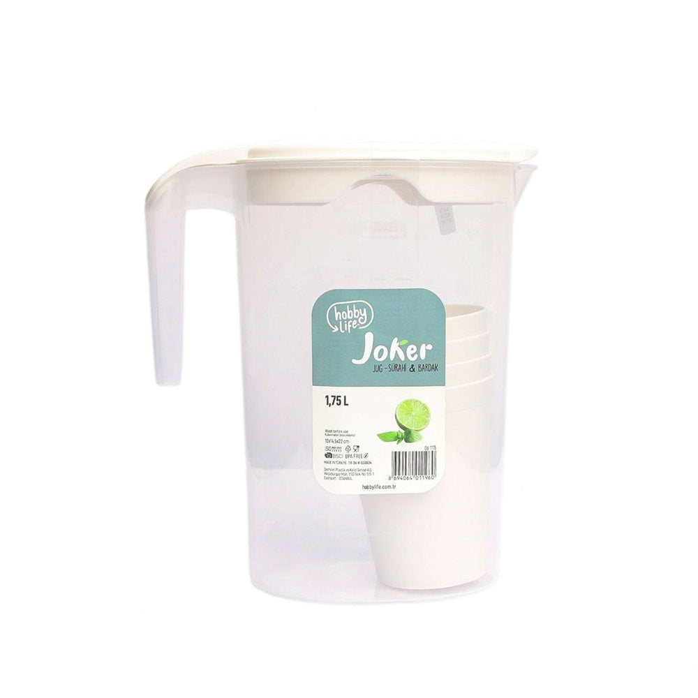 Hobby Life Jug with 4 Cups Set