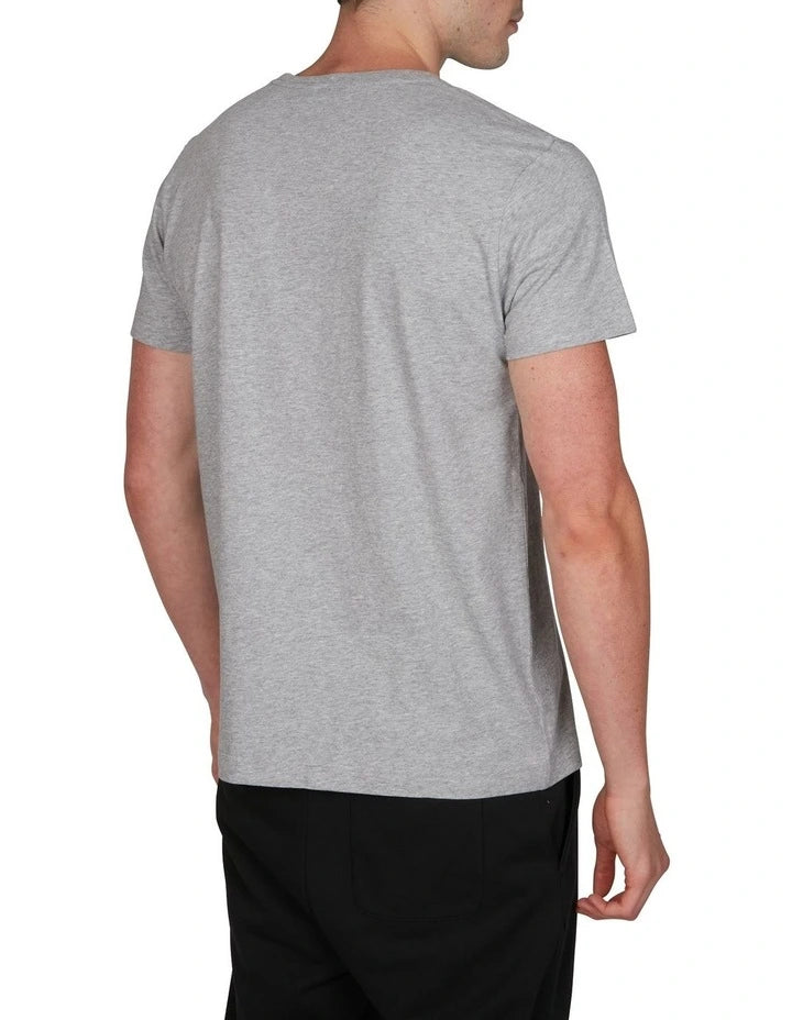 Gant 342125 Mens Shield Ss T-Shirt Grey