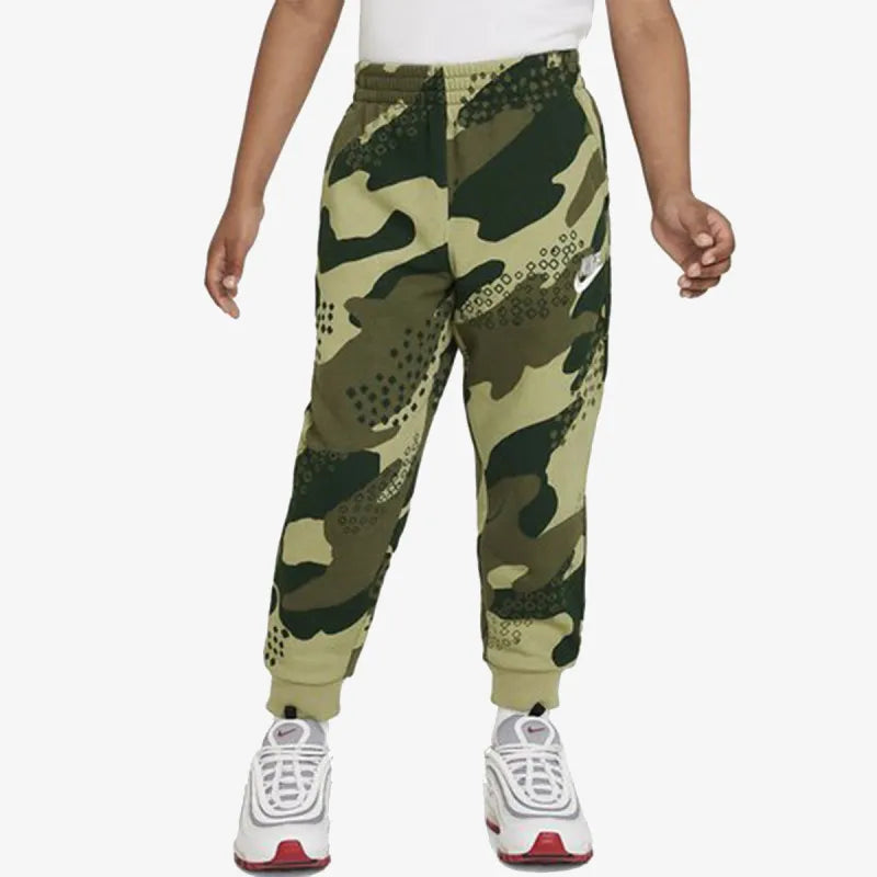 Nike Olive Nsw Club Camo Jogger