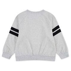 Nike Kiddies Boys Nsw Itz Ft Oversize Crew Sweatshirts In Birch Heather