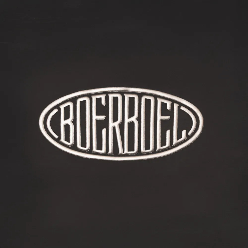 Boerboel Mens T-Shirt Metallic Puff Print In Charcoal