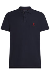 Tommy Hilfiger Mens New Reg Polo Navy