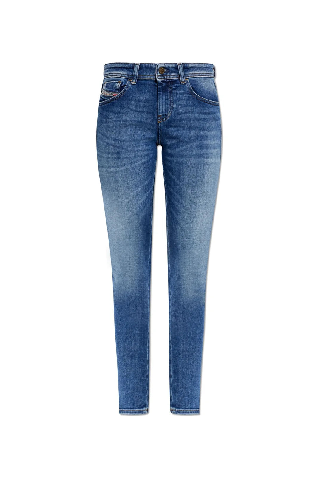 Diesel Womens L-Slandy L.32 Jeans In Denim Blue