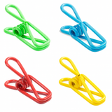 Creative Cooking Wire Bag Clips Set Of 12 In Red/Blue/Green/Yellow