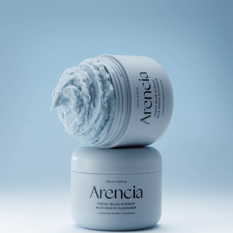 Arencia Fresh Blue Hyssop Rice Mochi Cleanser