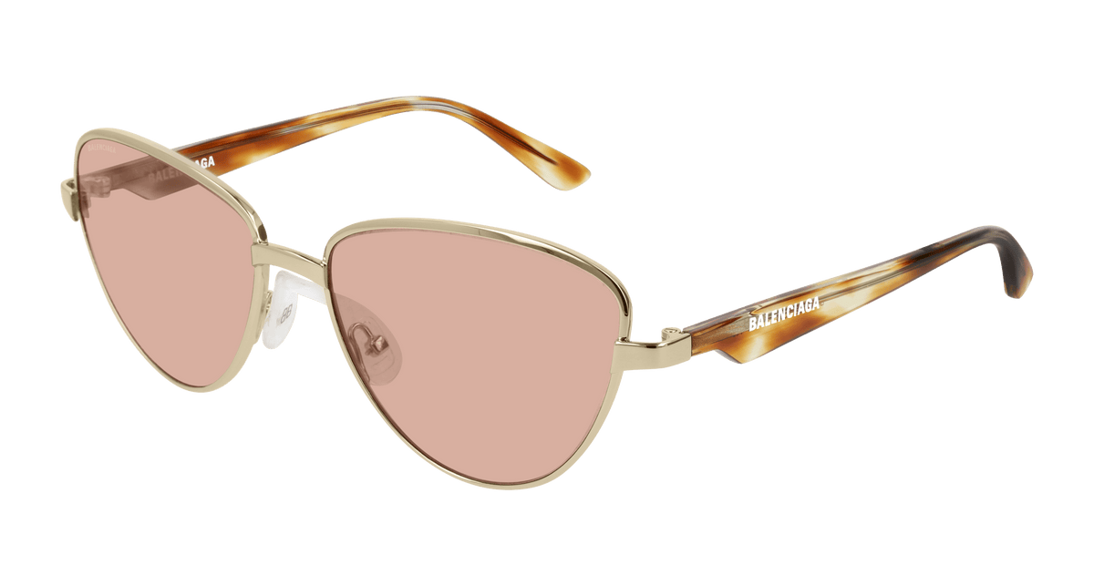 Balenciaga Womens Sunglasses in Gold