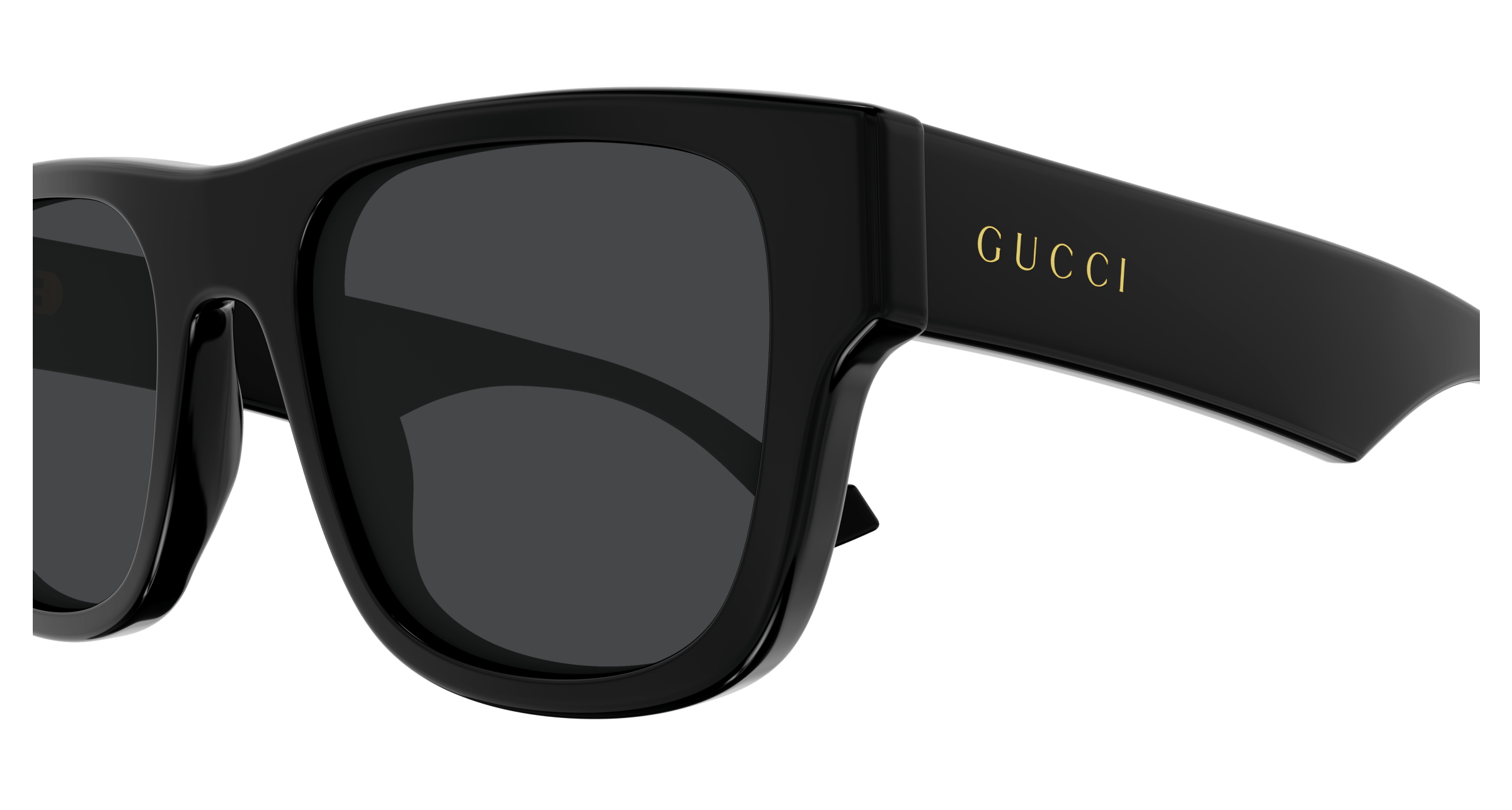 Gucci Mens Black Frame Sunglasses