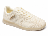 Sissy Boy Womens Preston Sneakers All Over Lace In Off White