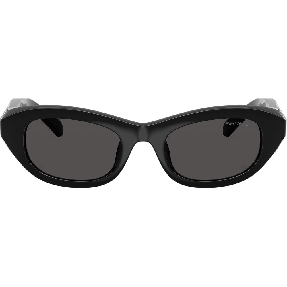 Swarovski Womens Sunglasses In Black/Dark Grey
