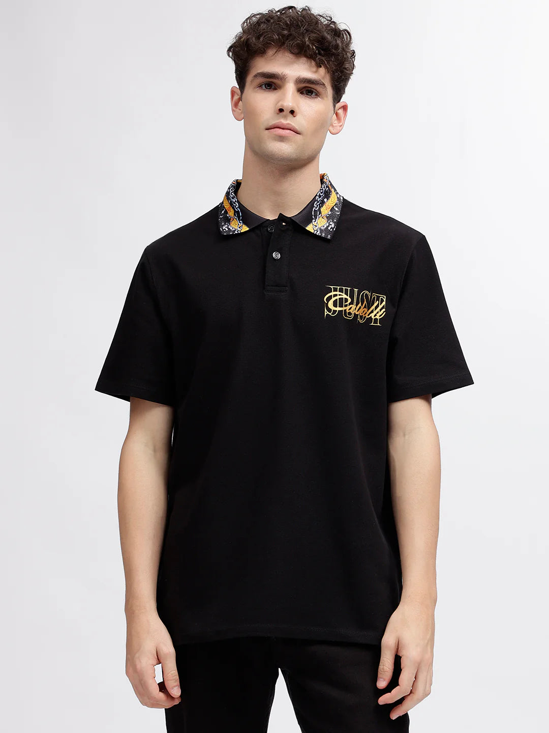 Just Cavalli 75Oagt04 Cj506 R Cadillac T-Shirt Black