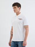 Just Cavalli Mens Cotton Golfer In White