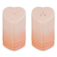 Le Creuset Heart Salt & Pepper Shakers Peche