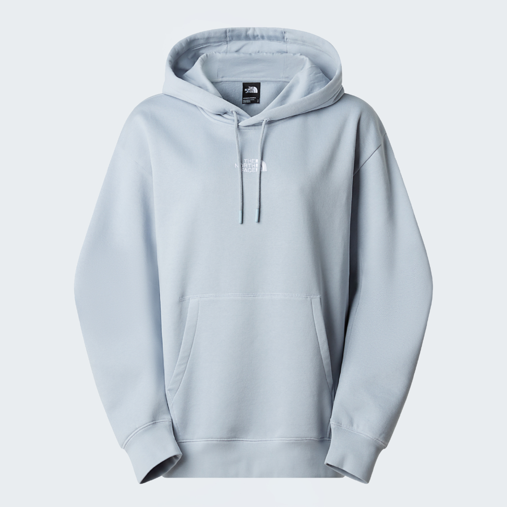 The North Face Womens Ess Oversize Hoodie Frost Grey
