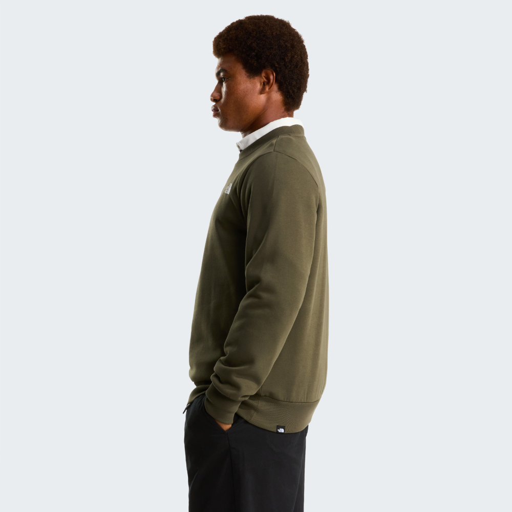 The North Face Mens Simple Dome Crew Taupe Green